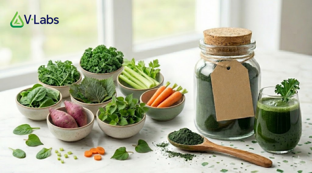 Bột rau củ organic