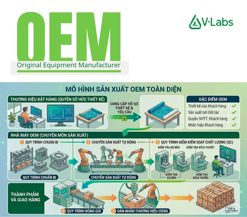 Phân Biệt Gia Công OEM Và ODM: Giải Pháp Nào Tối Ưu Cho Doanh Nghiệp Thực Phẩm?