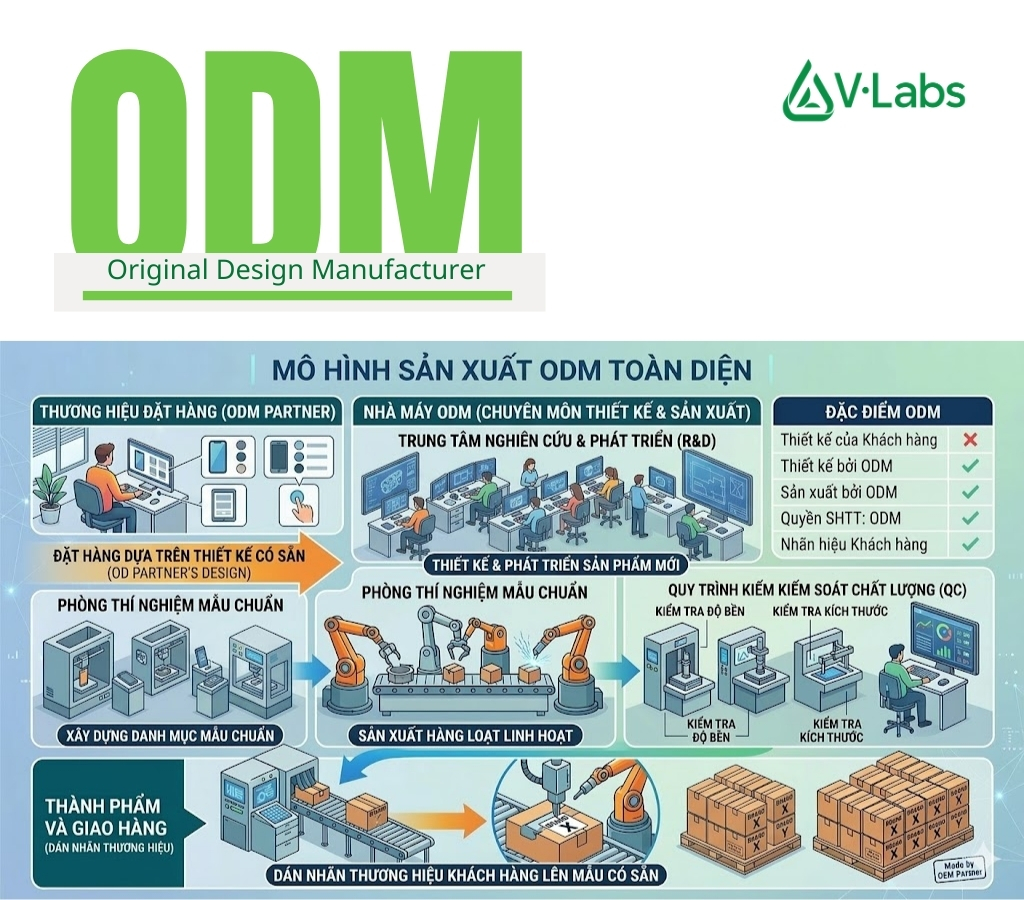 Phân Biệt Gia Công OEM Và ODM: Giải Pháp Nào Tối Ưu Cho Doanh Nghiệp Thực Phẩm?