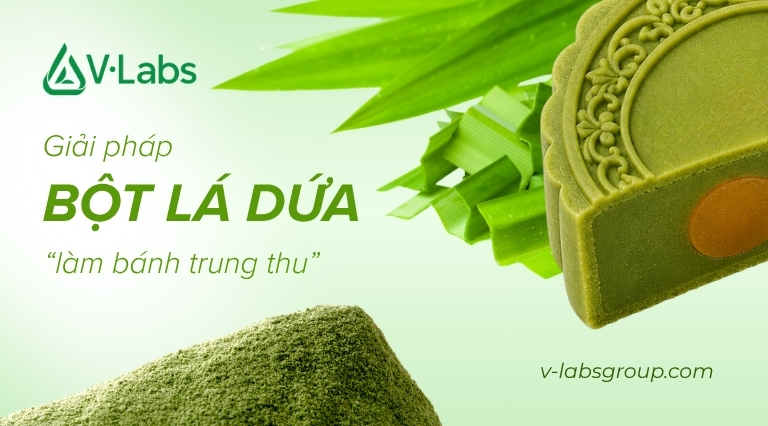 Bột Lá Dứa Sấy Lạnh Làm Bánh Trung Thu Tại V•Labs